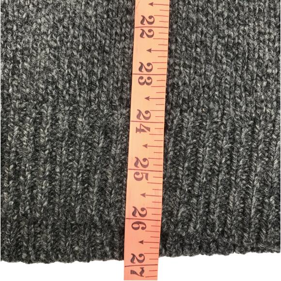 L.L.Bean Ragg 100% LambsWool Henley Sweater Men L Gray Cozy Classic Everyday EUC - Picture 12 of 12